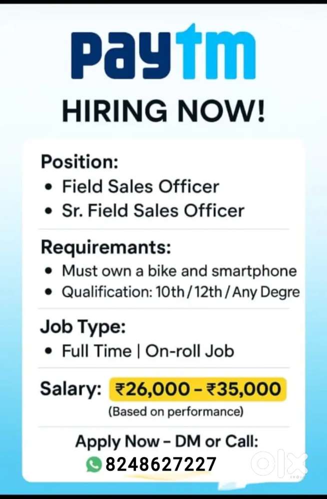 SALES OFFICER & SENIOR SALES OFFICER
