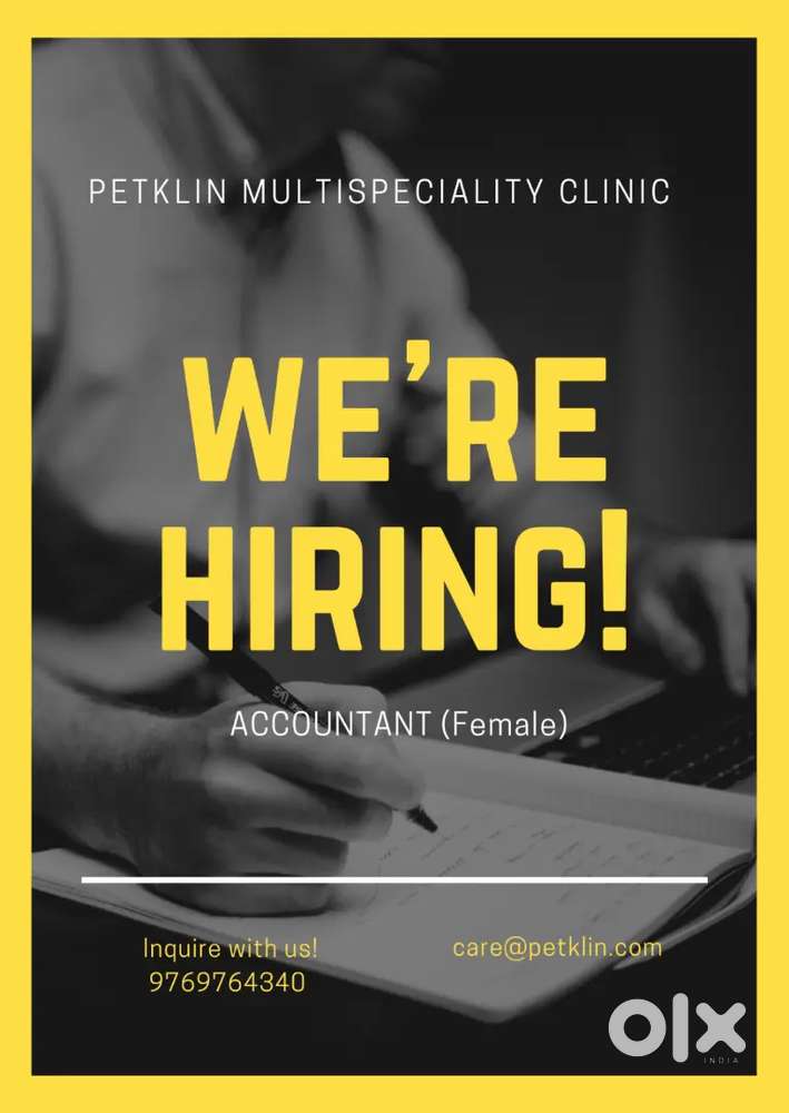 Need Accountant for Pet Hospital