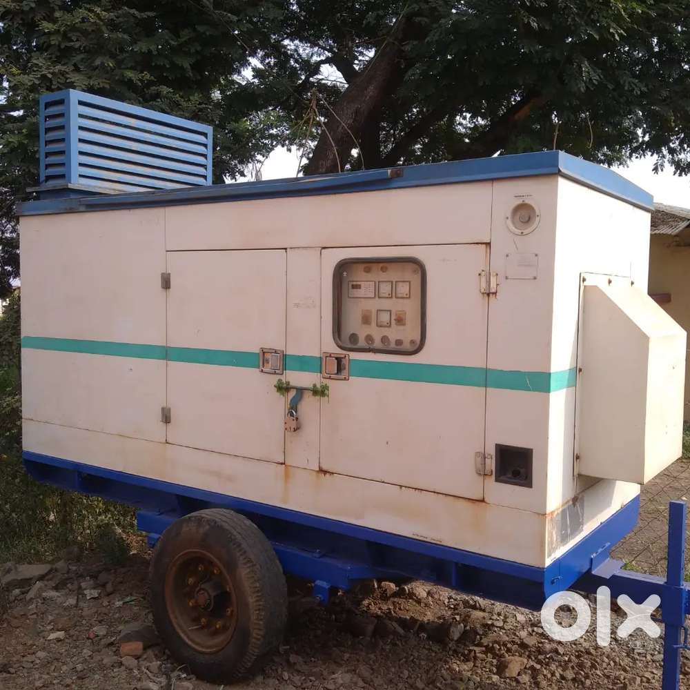 82.5 kva silent generator with trolly, kirloskar