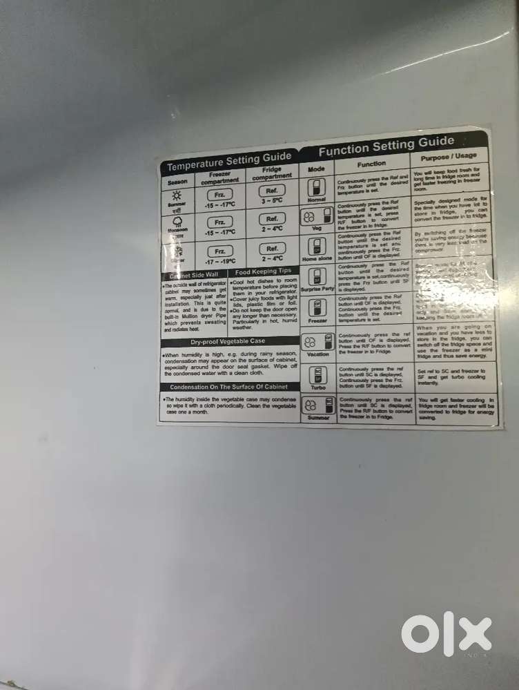 Haier 276 Liters very good condition