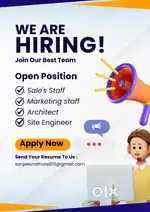 Architect, Sale's and marketing staff
