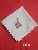 Stitching cloth with embroidery