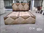 Decend double bed with storage