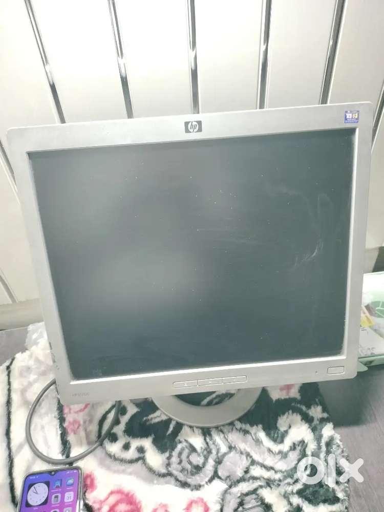 Monitor HP L1706 Well condition with power + cpu connection wire