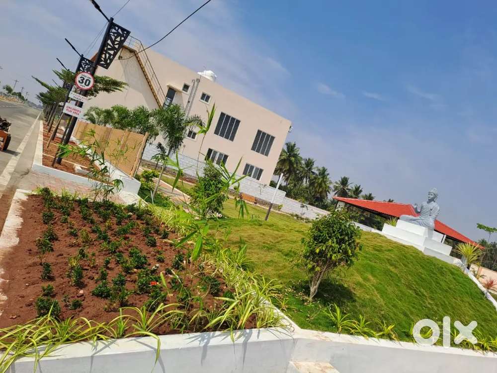 Land For Sales At Sathyroad Kmch Hospital-Karuvalur road at 6.6 L