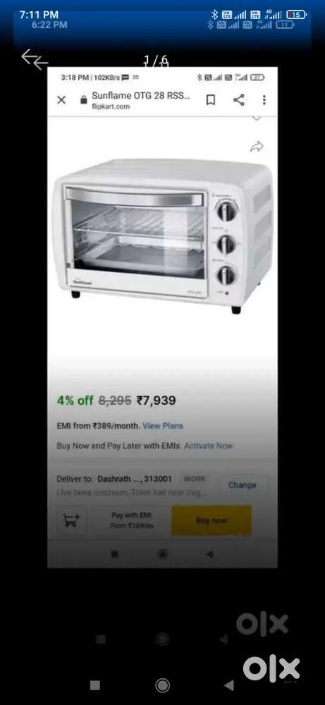 Pizza otg & sandwitch maker