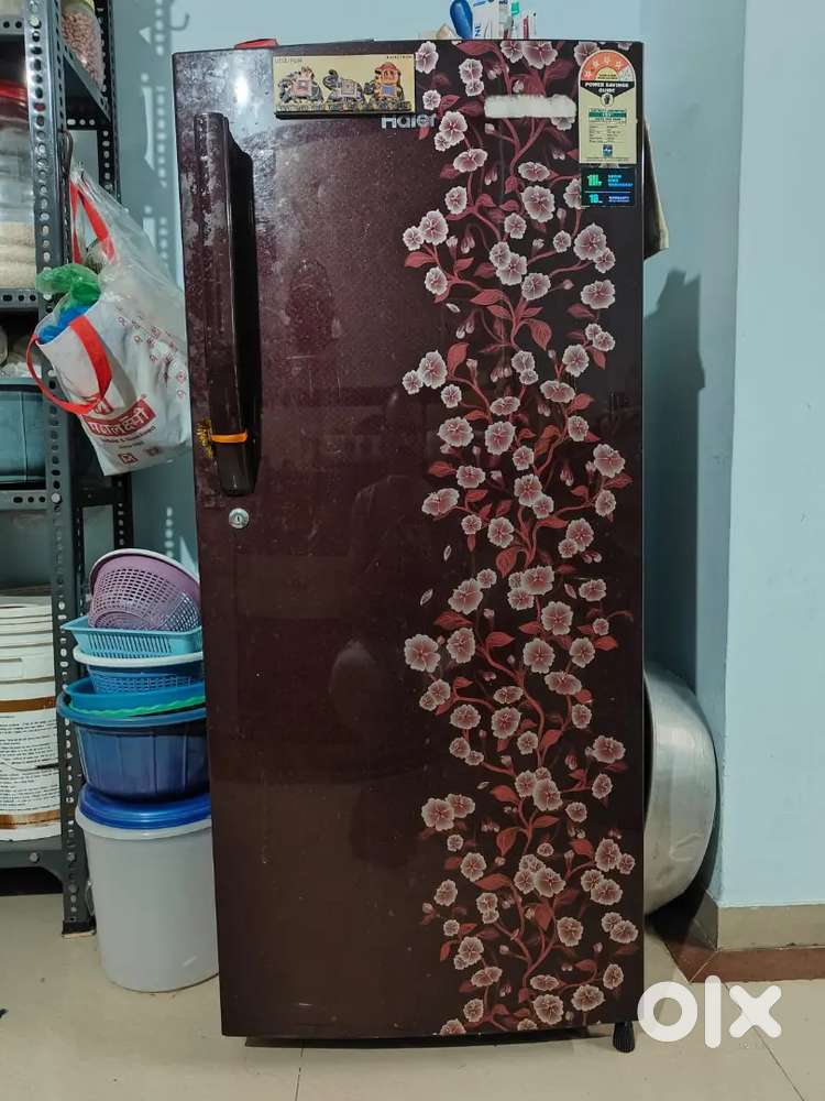 Fridge and rack for dishes