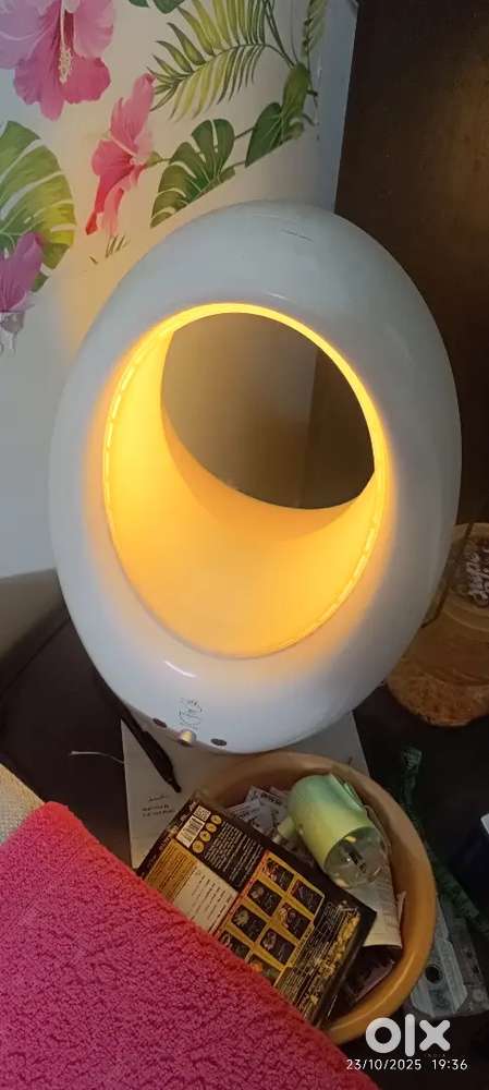 Color led fan with timer 7 light lp