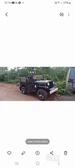 Open jeep with magwheels