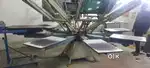 Screen printing round machine