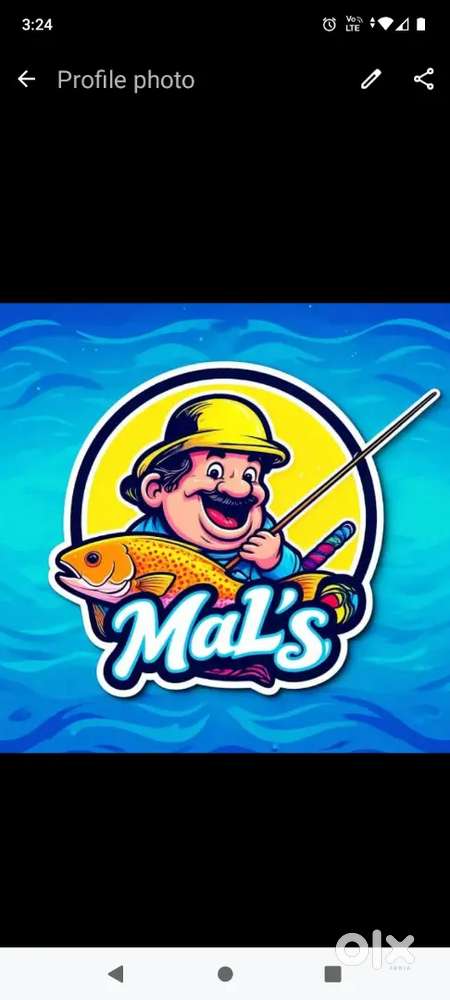 Fish shop counter staff