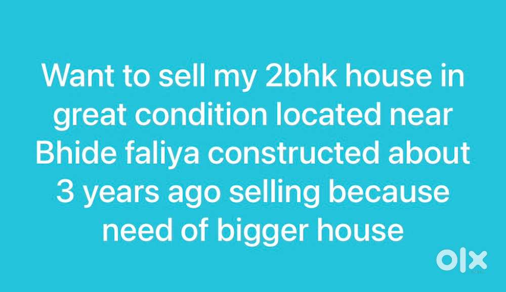 I want to sell my house 2bhk