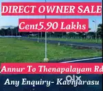 BEST DTCP INVESMENT FUL PLOT SALE ANNUR TO THENAPALAYAM ROAD