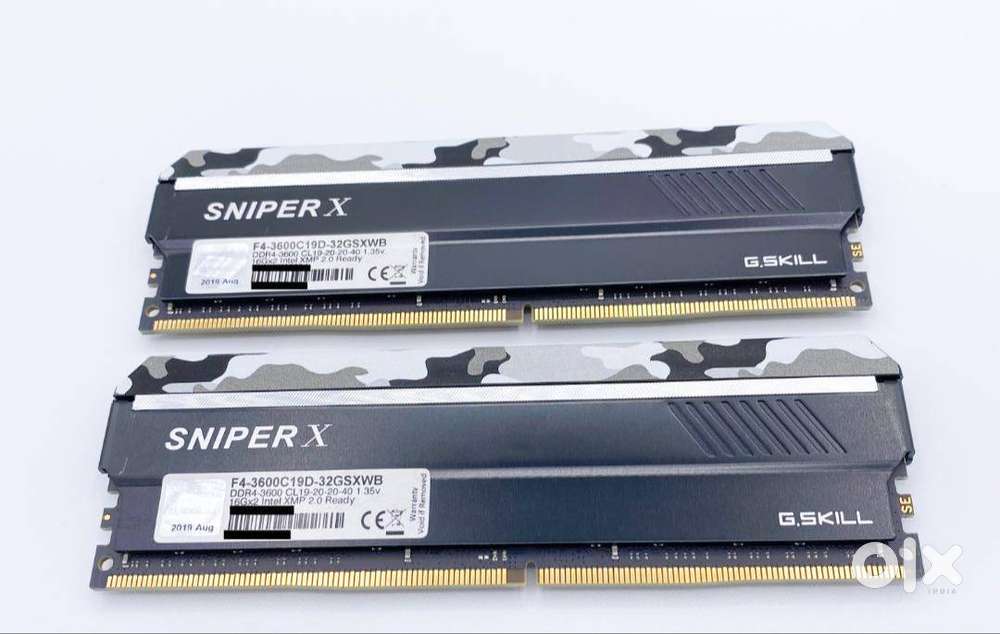 G.SKILL Sniper X Series 16GB (2x8GB) 3600MHz DDR4 Memory