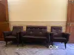 2+1+1 Sofa wooden sofa