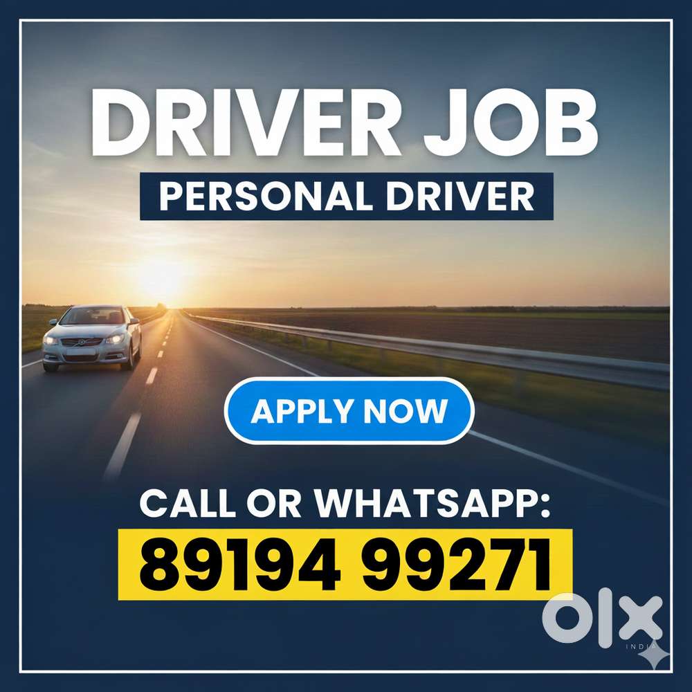 Driver Job 3-5yrs Exp Personal Use