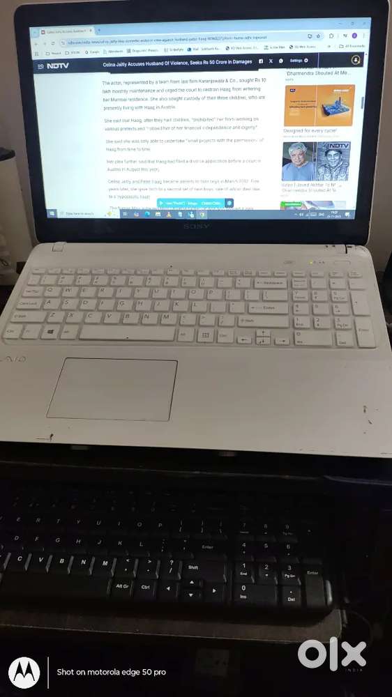 Sony VAIO White Laptop in excellent condition