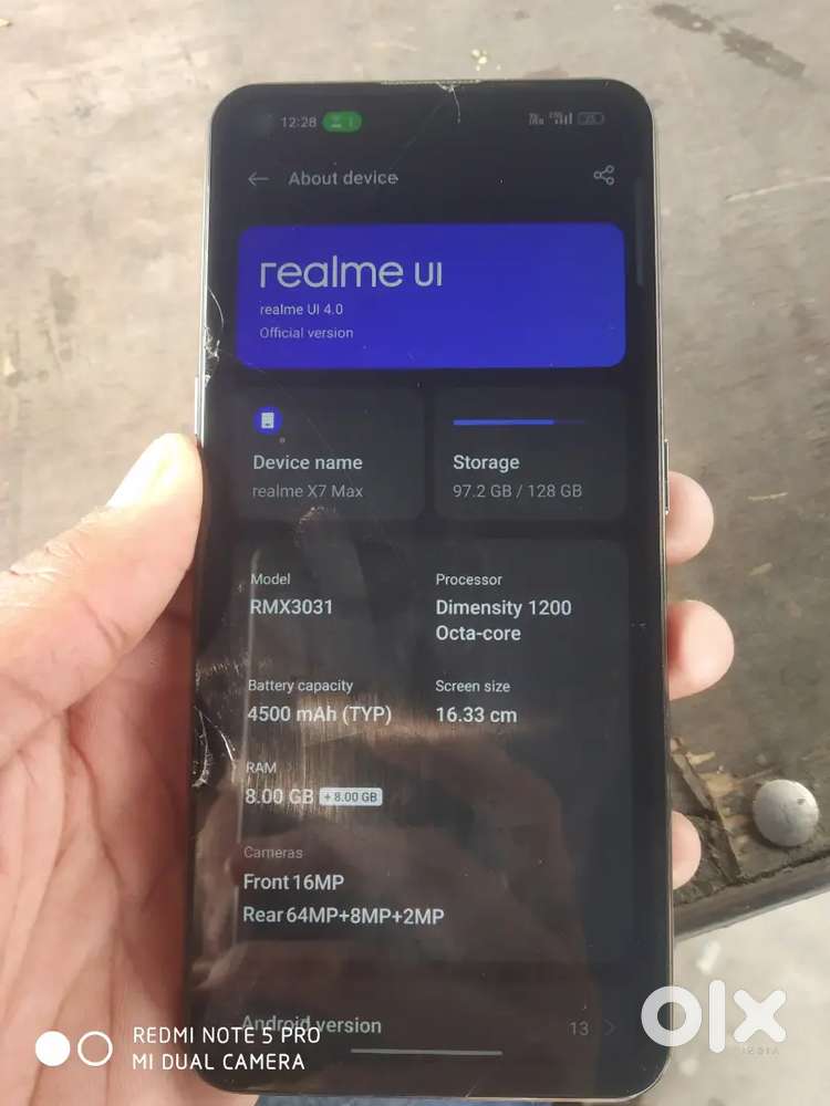 Realme x7 max 5g 8/128