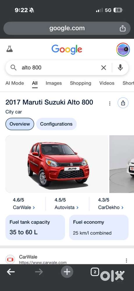 Maruti Suzuki Alto 800 2018 Petrol Well Maintained