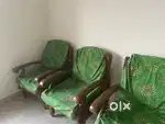 Wood Sofa and cushion