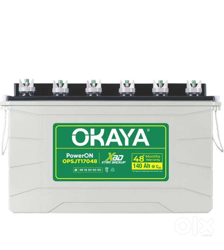 OKAYA 140AH BRAND NEW BATTERY ONLY 15 DAYS OLD