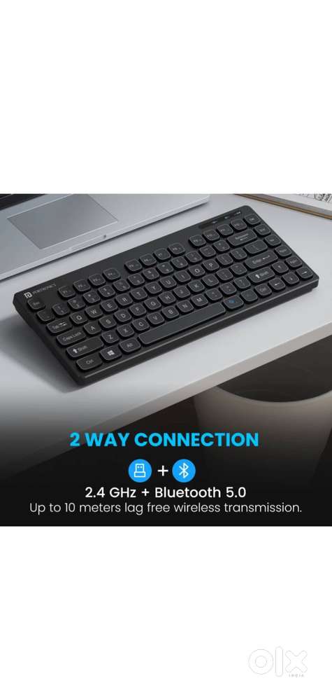 Portronics Bubble, POR1677 2.4 GHz & Bluetooth 5.0 Connectivity, Noise