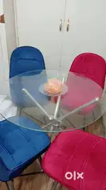 Office table and 4 chairs