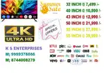 32 INCH SMART LED TV @  7,499 /-