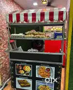 Pani puri counter and juice counter