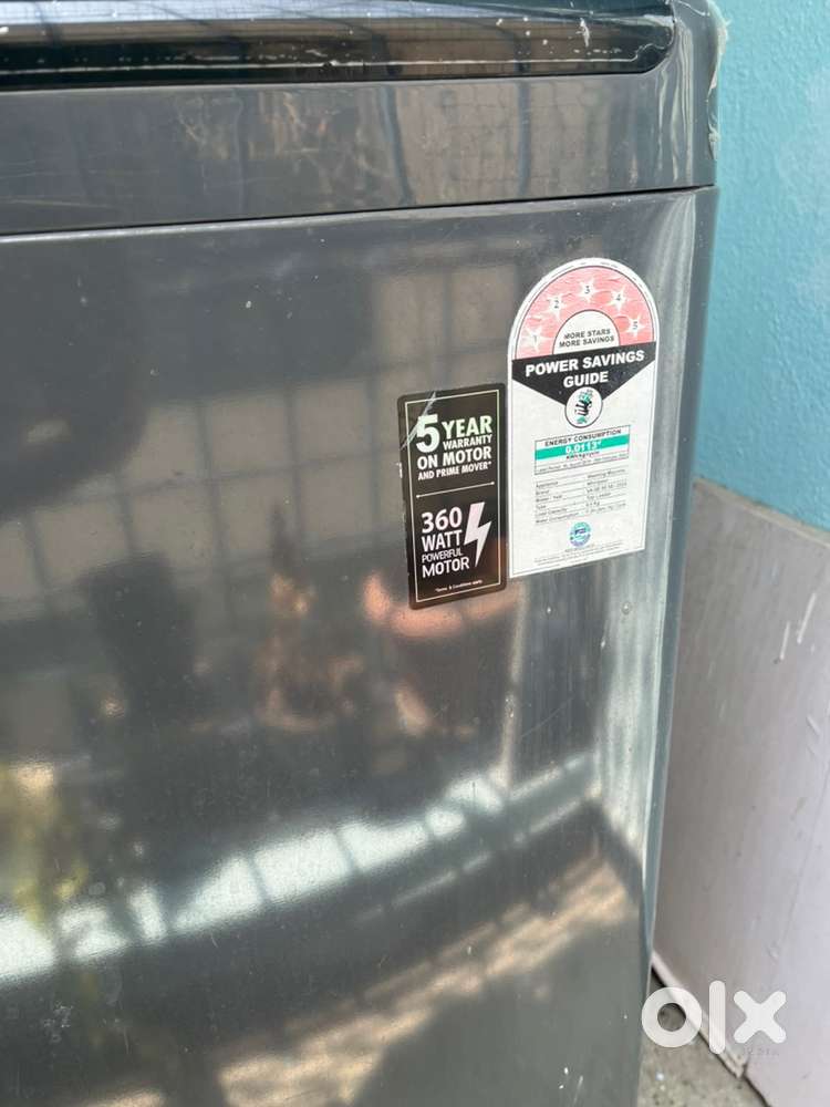 Whirlpool 5 star Washing Machine, 1 year old