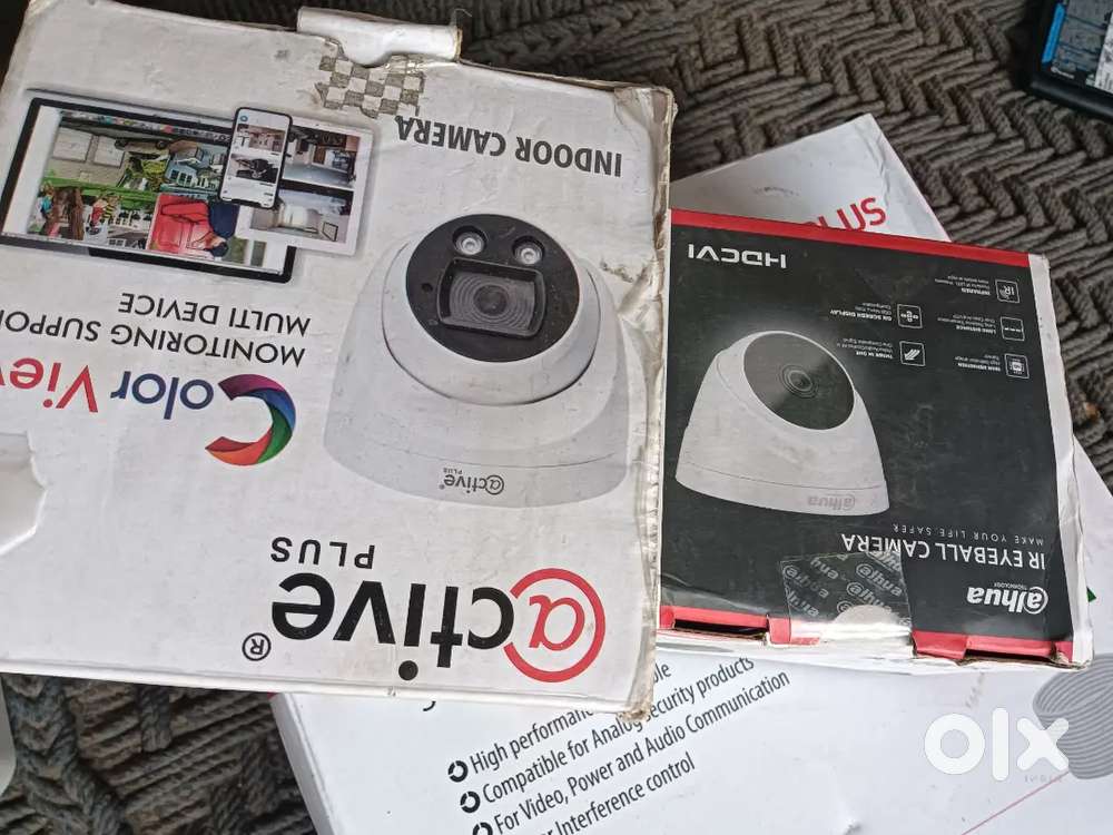 Cctv camera setup old an new