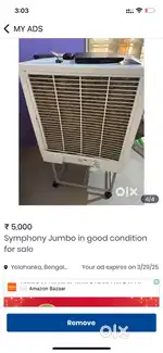 Symphony Jumbo Air Cooler