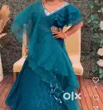 Classy green indowestern