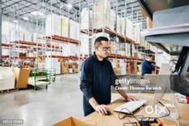 Hiring Warehouse Coordinator | ₹20,000 + Free Stay & Meals
