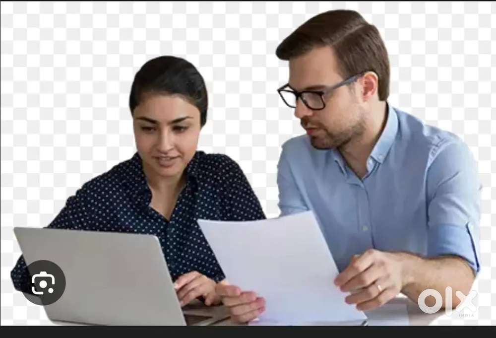 Office filling work front or back office assistant