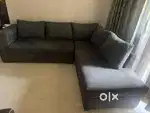 L Shape Sofa, 1 Seater Recliner, Bar Table with Chair, Center Table