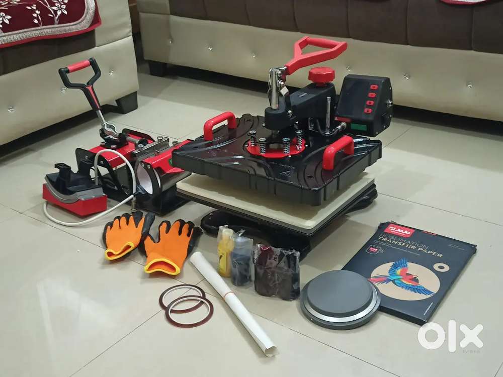 Heat Press Machine 5 in 1 Combo ( 12 X 15 )
