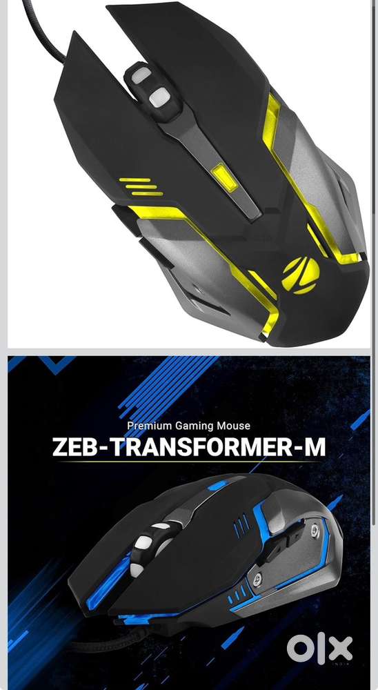 Zebronics transformers gaming mouse