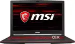 Gaming Laptop MSI GF63 Thin Core i7 9th  Gen - 8 GB/512 GB SSD