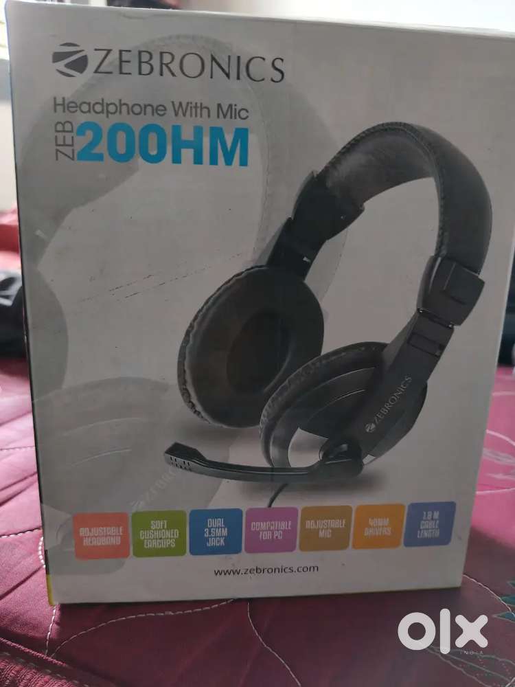 Headphones and VR box