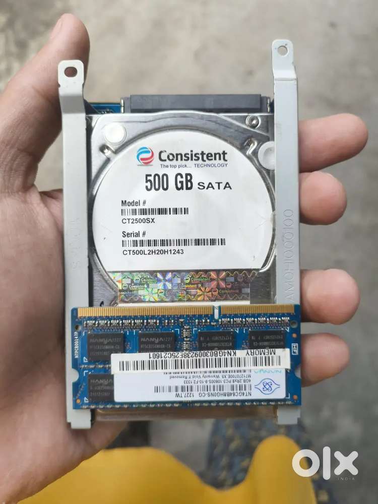 500 gb Sata Hdd Of Consistent with 4 gb ram
