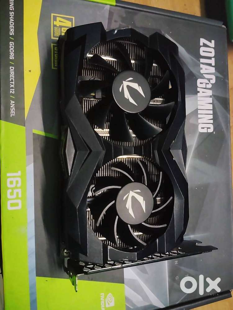 Zotac gtx 1650 4gb oc dual fan graphics card