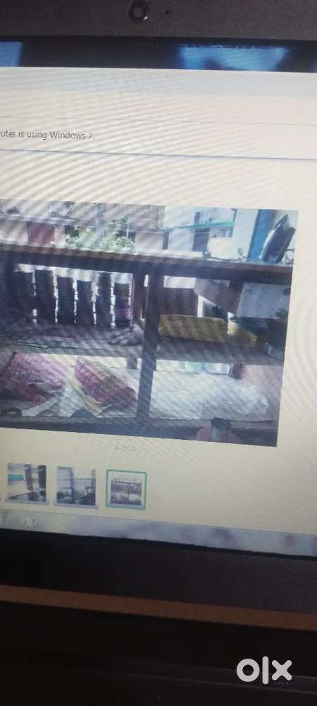 Wooden cutting table.