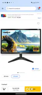 Monitor - Frontech HD LED (22 INCH) - BRAND NEW