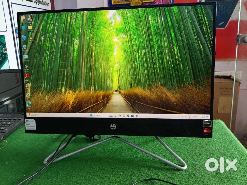 Hp ALL in One PC 22 inchs AMD Ryzen 3 8gb RAM 1TB HDD Gud Works