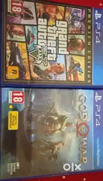 GOD OF WAR & GRAND THEFT AUTO FIVE (GTA V )