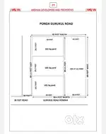 Plot for sale in Pondha gurukul road