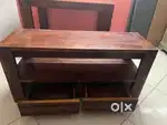 Elegant Sheesham Wood TV Table – Hardly Used, Great Condition
