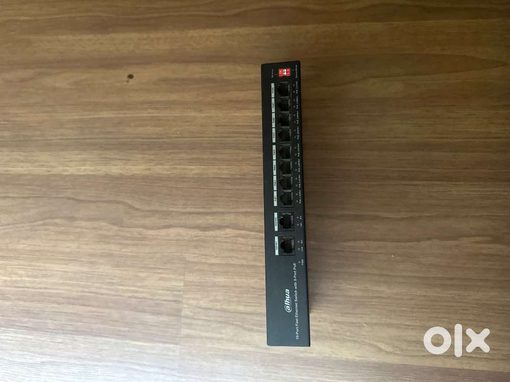 Dahua 10 port fast Ethernet plus 8 port PoE switch