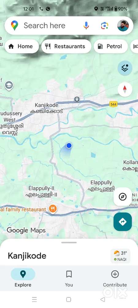 11 cent  plot with road facility.